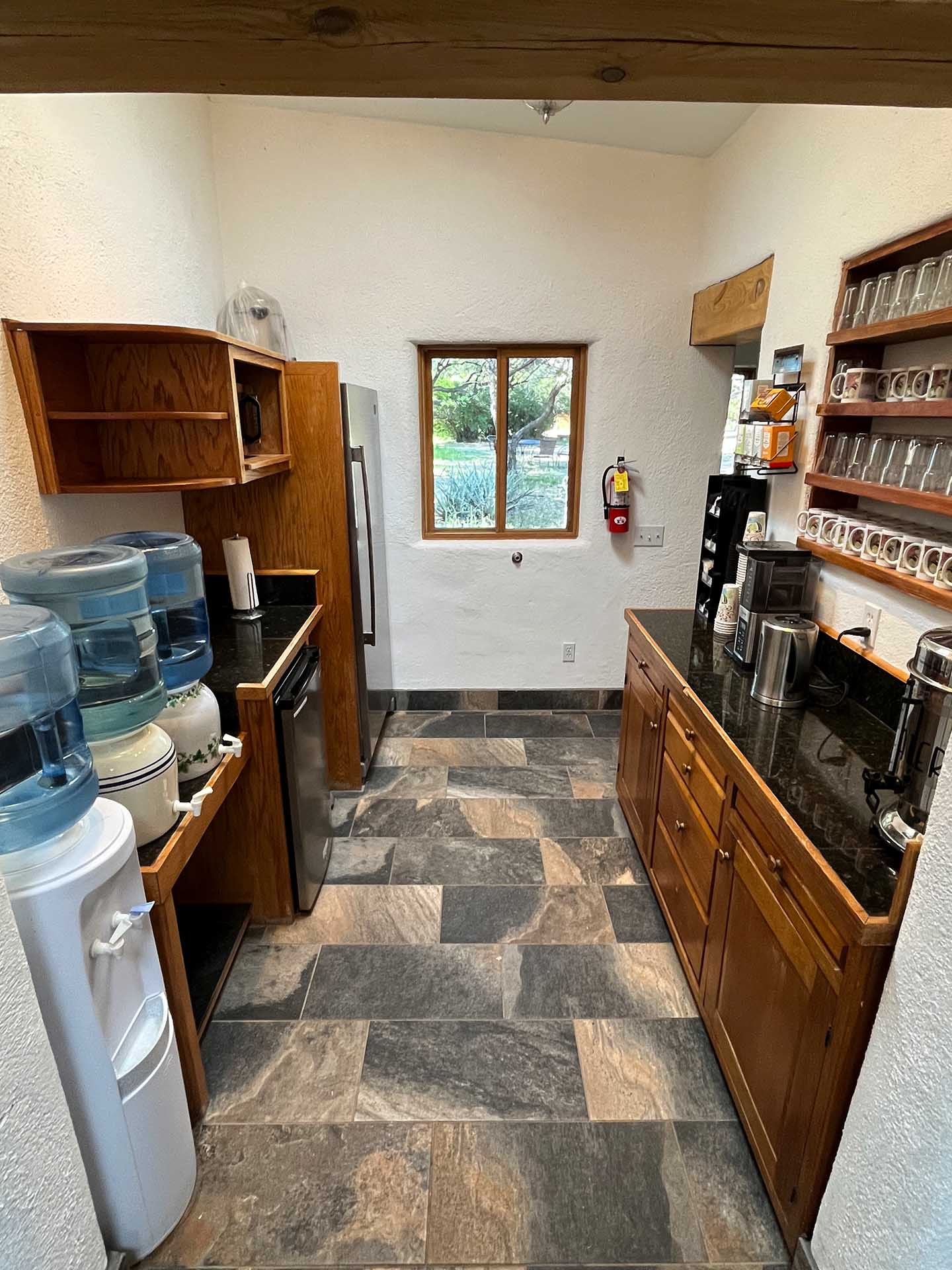 Coffee area in the dining hall